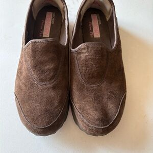 Skechers Women’s Chocolate Suede Slip-Ons